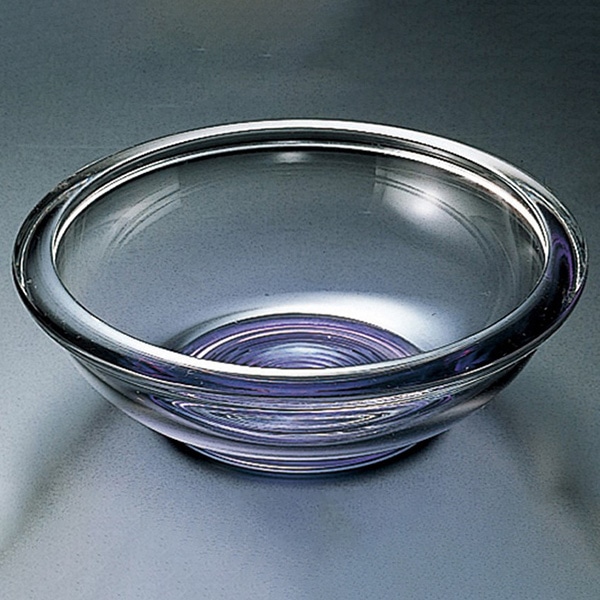 福井クラフト サラダボール 4.5寸水晶鉢 ブルー 85021530 1個(ご注文単位1個)【直送品】