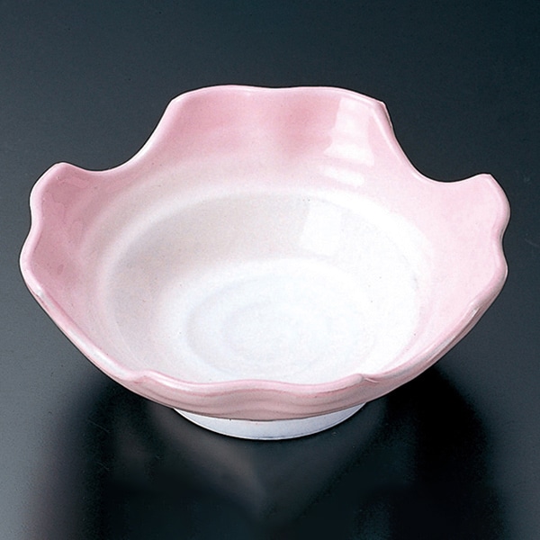 福井クラフト 四ッ山小鉢 ピンクボカシ 22001190 1個(ご注文単位1個)【直送品】