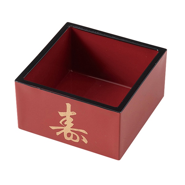 福井クラフト 酒器　SD一合マス 寿入 81011530 1個（ご注文単位1個）【直送品】