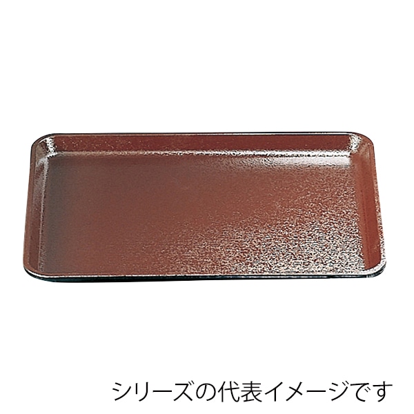 福井クラフト 長角トレー　耐熱　FRP尺5　木目長手盆 茶SL 16010830 1枚（ご注文単位1枚）【直送品】