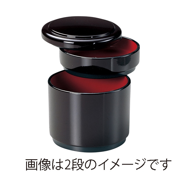 福井クラフト 筒型そば器　深一段　中子なし 溜内朱 39010150 1個（ご注文単位1個）【直送品】