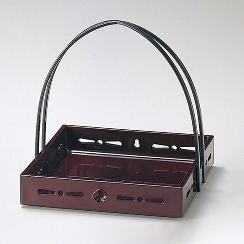 福井クラフト 手提盛器　5.5寸京すかし手提盛器 溜 51304060 1個（ご注文単位1個）【直送品】