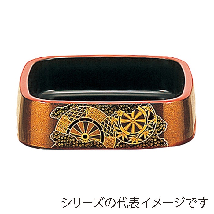 福井クラフト 寿司桶　8寸三味胴桶 梨地御所車 65021210 1個（ご注文単位1個）【直送品】