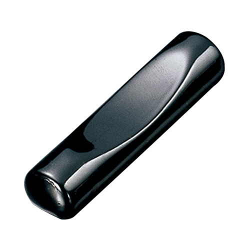 福井クラフト 枕型箸置 黒漆塗 82813230 1個（ご注文単位1個）【直送品】