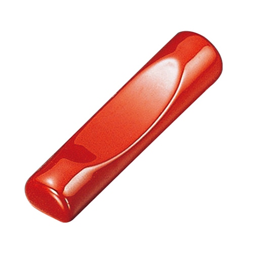 福井クラフト 枕型箸置 朱漆塗 82813240 1個（ご注文単位1個）【直送品】