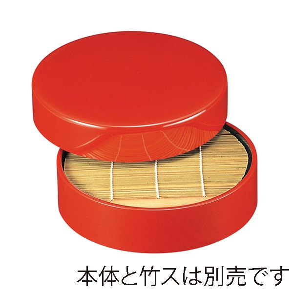 福井クラフト そばセイロ　DX丸ザル　蓋 朱 45021410 1個（ご注文単位1個）【直送品】