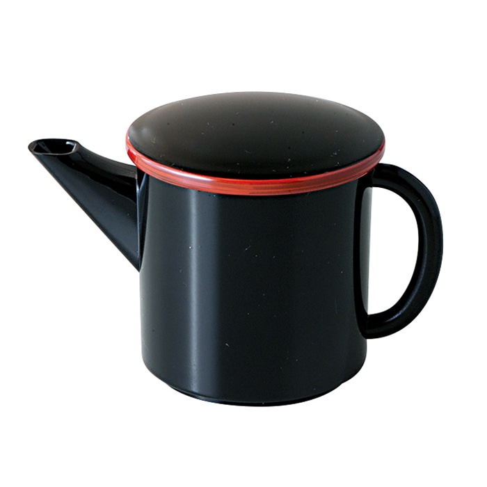 福井クラフト ミニ湯筒 黒渕朱 48011040 1個（ご注文単位1個）【直送品】