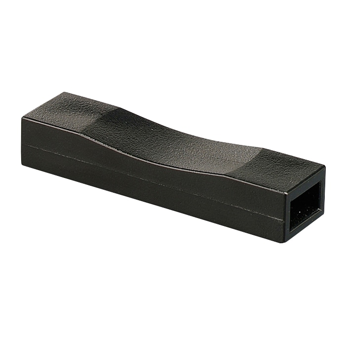 福井クラフト くぼみ型箸 黒刷毛目 12035425 1個（ご注文単位1個）【直送品】