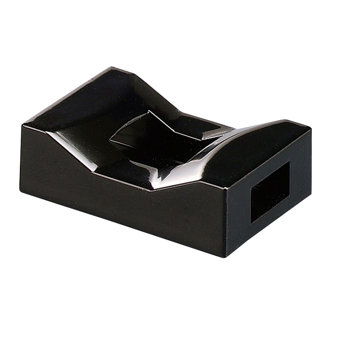 福井クラフト ブリッジ箸止兼用箸置 黒 60002220 1個（ご注文単位1個）【直送品】