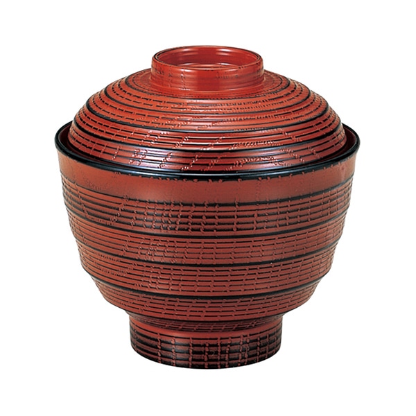 福井クラフト 小吸椀　積楽ロクロ目椀　蓋親セット 根来 12017090 1個（ご注文単位1個）【直送品】