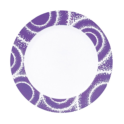 福井クラフト φ160寿司皿　光輪 パープル 12020660 1個（ご注文単位1個）【直送品】
