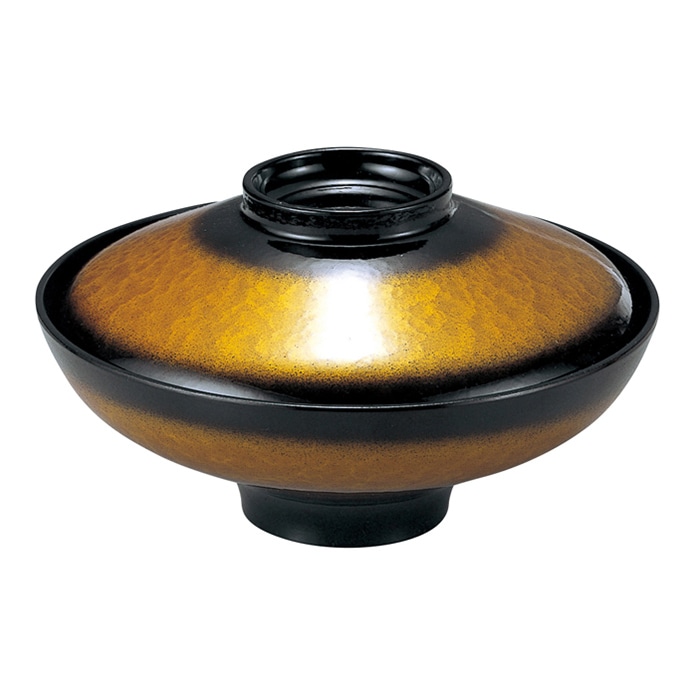 福井クラフト 雑煮椀 5寸 富士煮物椀 蓋親セット アクアイエロー 内黒 12025410 1個(ご注文単位1個)【直送品】