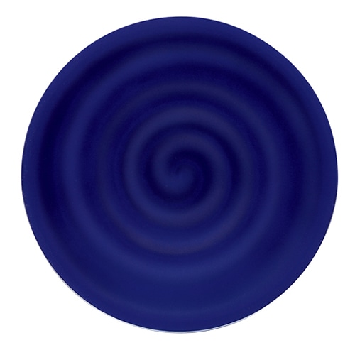 福井クラフト 耐熱φ150寿司皿　渦巻 青銀ぼかし 12041450 1個（ご注文単位1個）【直送品】
