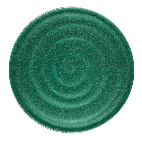 福井クラフト 耐熱φ150寿司皿　渦巻 若葉銀ぼかし 12041480 1個（ご注文単位1個）【直送品】