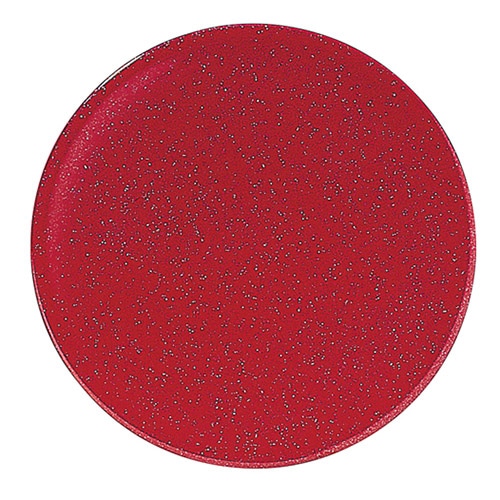 福井クラフト 耐熱φ150寿司皿　パール塗 朱パール 12041760 1個（ご注文単位1個）【直送品】