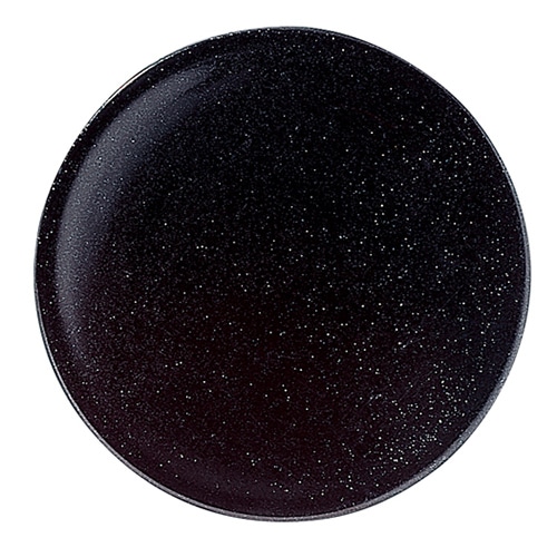福井クラフト 耐熱φ150寿司皿　パール塗 黒パール 12041770 1個（ご注文単位1個）【直送品】