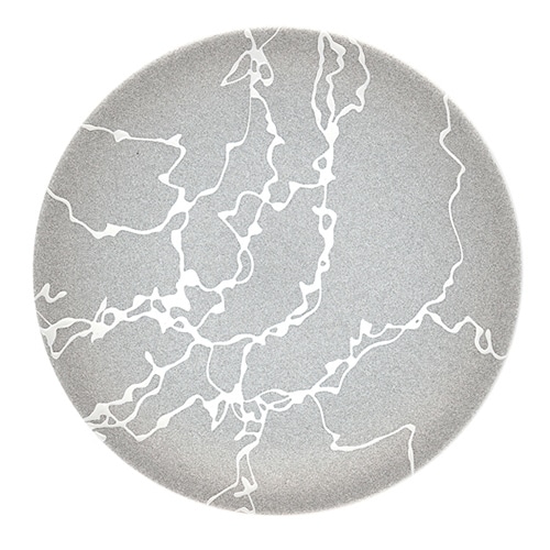 福井クラフト 耐熱φ150寿司皿　乱糸塗 グレ-銀乱糸 12041890 1個（ご注文単位1個）【直送品】