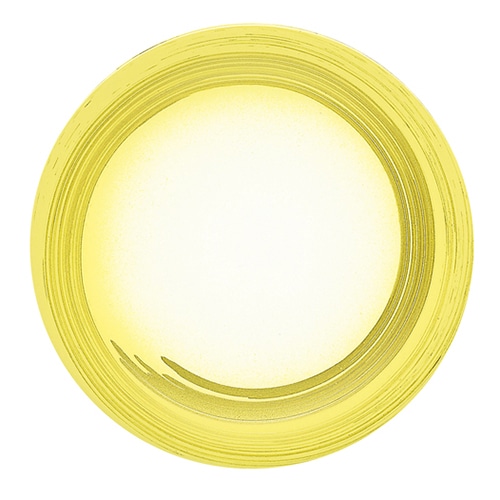 福井クラフト 耐熱φ150寿司皿 イエローぼかし一筆 12042430 1個（ご注文単位1個）【直送品】