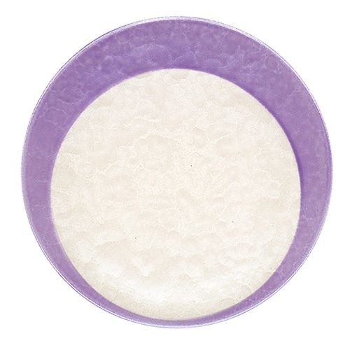 福井クラフト 耐熱φ150寿司皿　アクア塗 三日月パープル 12042880 1個（ご注文単位1個）【直送品】