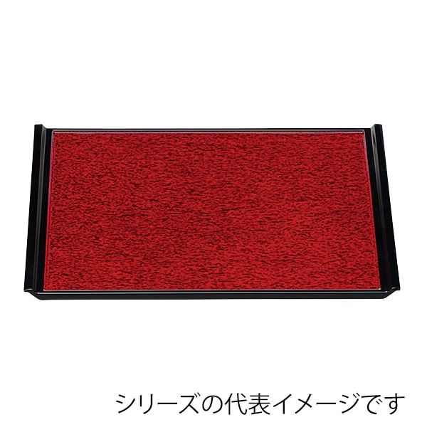 福井クラフト 長角トレー　尺2　フライト盆 後藤塗毘沙門天塗SL 15234500 1枚（ご注文単位1枚）【直送品】