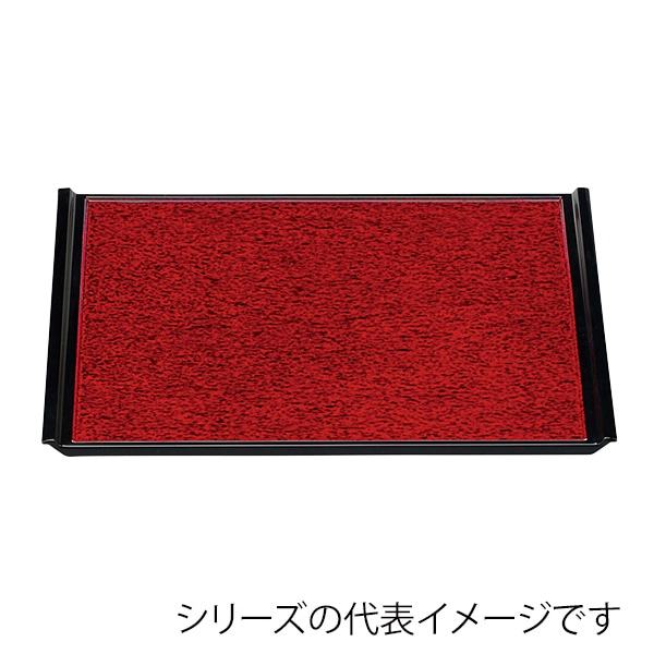 福井クラフト 長角トレー　尺3　フライト盆 後藤塗毘沙門天塗SL 15234510 1枚（ご注文単位1枚）【直送品】