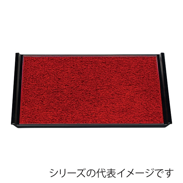 福井クラフト 長角トレー　尺4　フライト盆 後藤塗毘沙門天塗SL 15234520 1枚（ご注文単位1枚）【直送品】