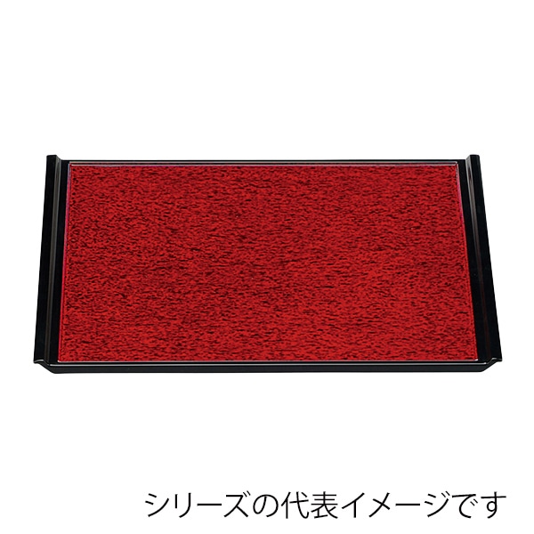 福井クラフト 長角トレー　尺5　フライト盆 後藤塗毘沙門天塗SL 15234530 1枚（ご注文単位1枚）【直送品】