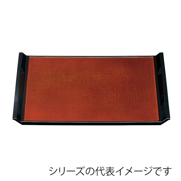 福井クラフト 長角トレー　尺2　ウエーブ布目盆 春慶カスリSL 15234790 1枚（ご注文単位1枚）【直送品】