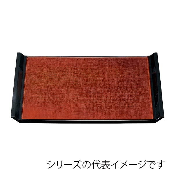 福井クラフト 長角トレー　尺5　ウエーブ布目盆 春慶カスリSL 15234820 1枚（ご注文単位1枚）【直送品】