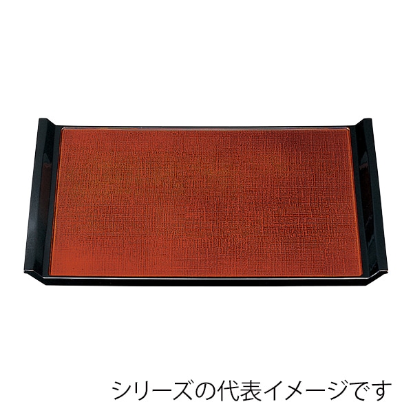 福井クラフト 長角トレー　尺6　ウエーブ布目盆 春慶カスリSL 15234830 1枚（ご注文単位1枚）【直送品】