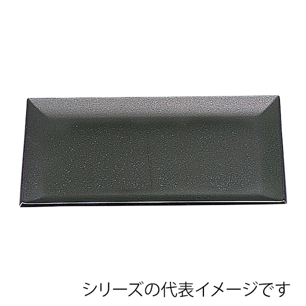 福井クラフト 長角トレー　尺3　吹上盆 グレーメタ普賢塗弱SL 15811310 1枚（ご注文単位1枚）【直送品】