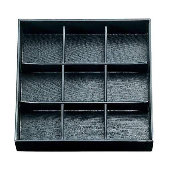 福井クラフト 8.5寸松花堂用井桁仕切 4本 黒 21002290 1個(ご注文単位1個)【直送品】