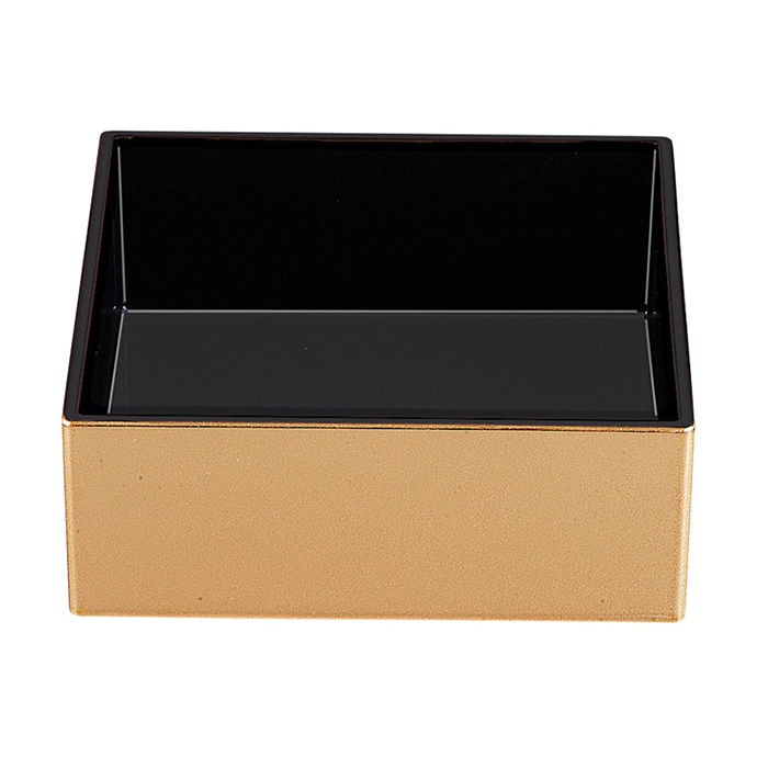 福井クラフト 8.5寸長角 システムオードブル 中子1個 金 内黒 21003680 1個(ご注文単位1個)【直送品】