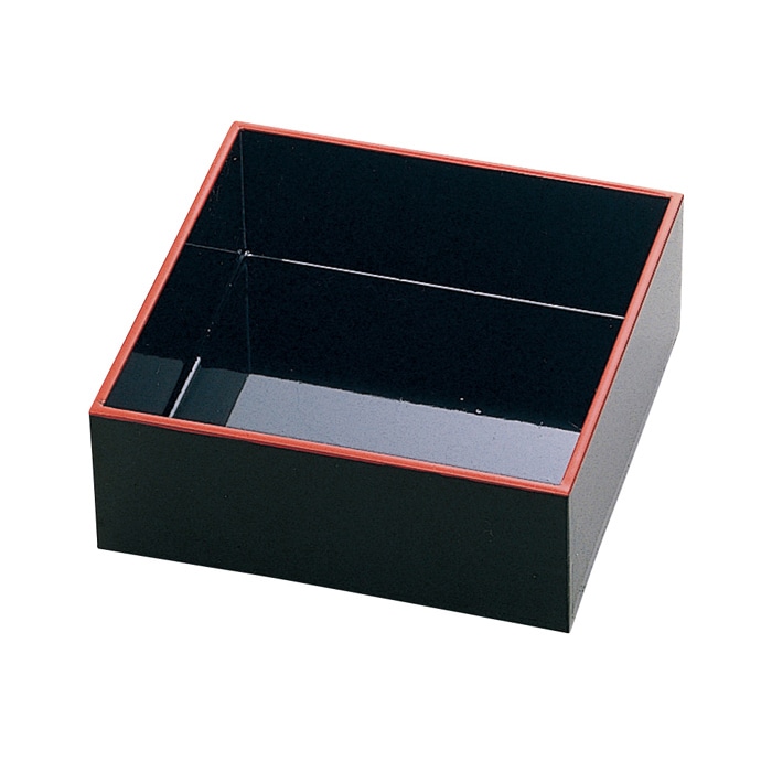 福井クラフト 尺7寸長手松花堂用 マルチボックス2B 内外黒天朱 21014020 1個(ご注文単位1個)【直送品】