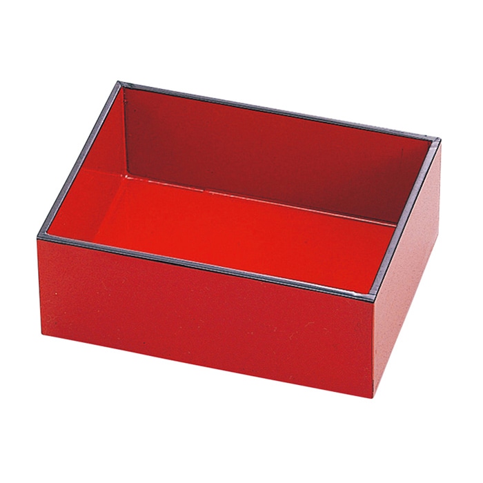 福井クラフト 尺7寸長手松花堂用 マルチボックス1R 内外朱天黒 21014110 1個(ご注文単位1個)【直送品】