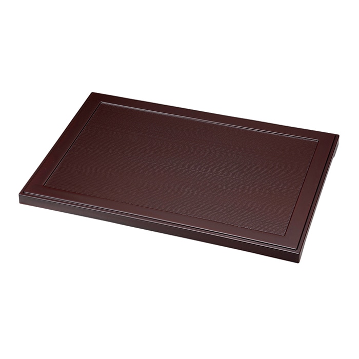 福井クラフト 盛込かご　尺3長角盛篭　蓋 新溜　裏黒 21077940 1個（ご注文単位1個）【直送品】