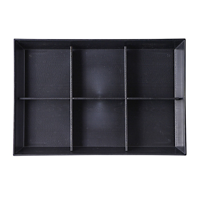 福井クラフト 尺3長手ダイヤ　松花堂用六ッ仕切  21077990 1個（ご注文単位1個）【直送品】