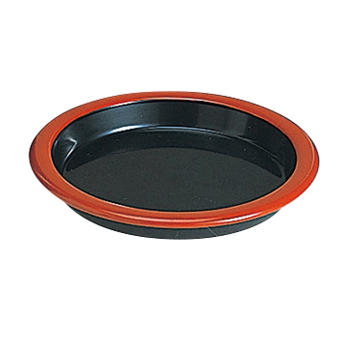 福井クラフト メンパ薬味皿 黒天朱 21080140 1個（ご注文単位1個）【直送品】