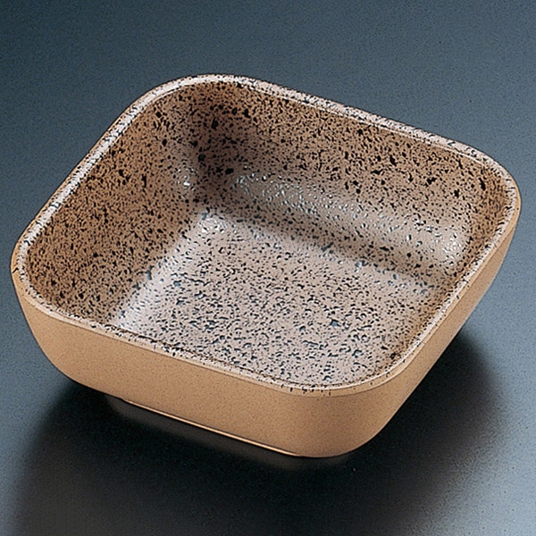 福井クラフト 漆器珍味　角小付 南蛮塗 21181550 1個（ご注文単位1個）【直送品】