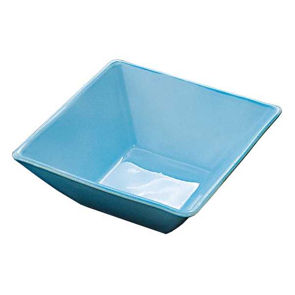 福井クラフト 漆器珍味　角反鉢 青磁 21181580 1個（ご注文単位1個）【直送品】