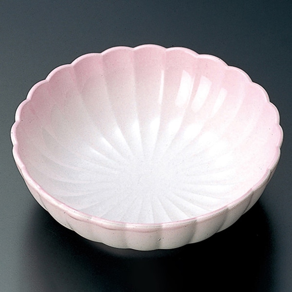 福井クラフト 松花堂用小鉢　菊鉢　大 ピンクボカシ 22000970 1個（ご注文単位1個）【直送品】