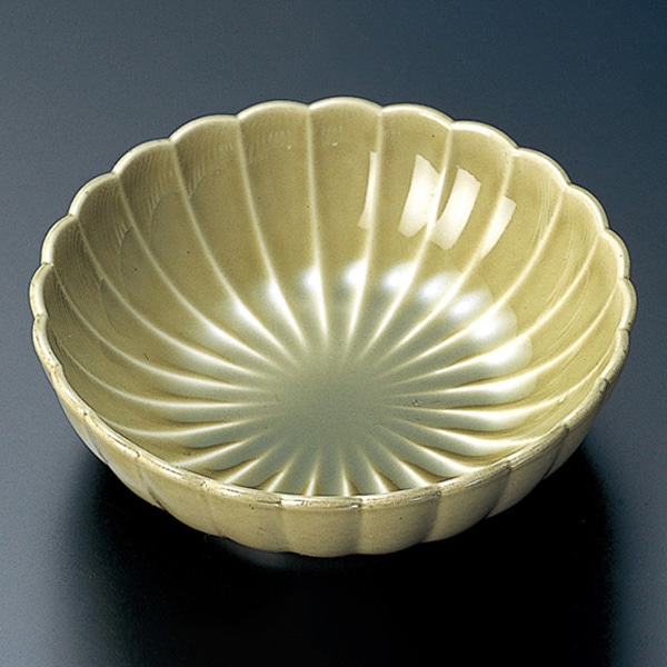 福井クラフト 松花堂用小鉢　菊鉢　大 うす葉色 22001000 1個（ご注文単位1個）【直送品】