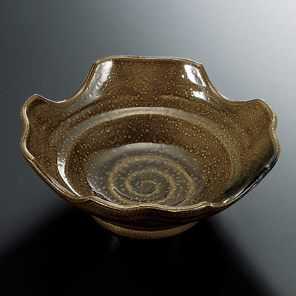 福井クラフト 四ッ山小鉢 灰釉織部 22001220 1個（ご注文単位1個）【直送品】