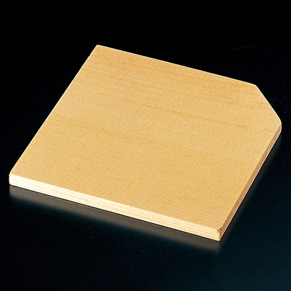 福井クラフト 松花堂　木製白木スミ切板 艶有クリアー 22281650 1個（ご注文単位1個）【直送品】