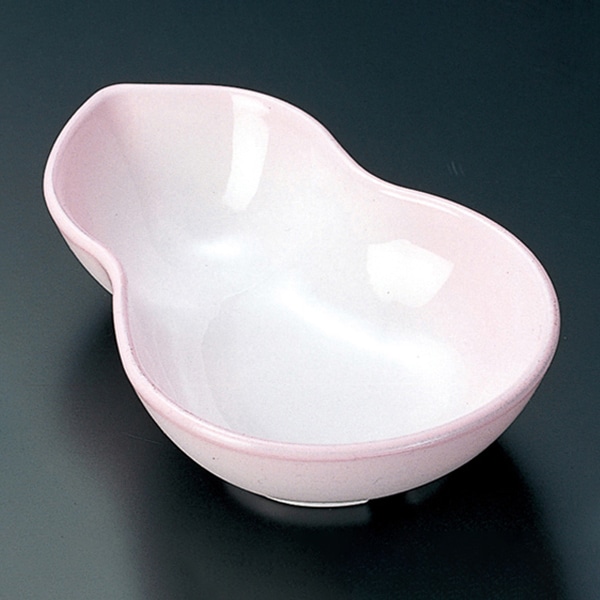 福井クラフト 松花堂用小鉢　ひさご鉢　細 ピンクボカシ 22911030 1個（ご注文単位1個）【直送品】