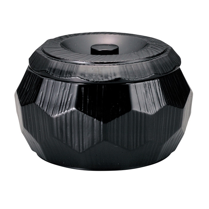 福井クラフト 飯器 はつり亀甲丼 蓋親セット 黒塗 内黒 41000150 1個(ご注文単位1個)【直送品】