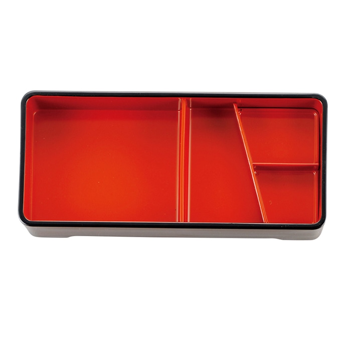 福井クラフト 牛若弁当・弁慶弁当用仕切 朱 42060040 1個（ご注文単位1個）【直送品】