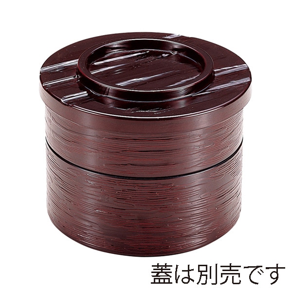 福井クラフト 丼物　ヘゲ目丸重　浅親 溜内朱 44022220 1個（ご注文単位1個）【直送品】