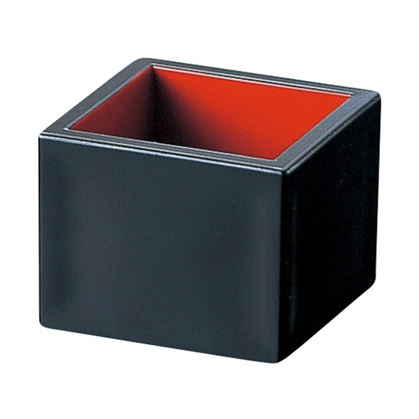 福井クラフト 酒器 5cmミニマス 黒内朱 天黒 45014531 1個(ご注文単位1個)【直送品】