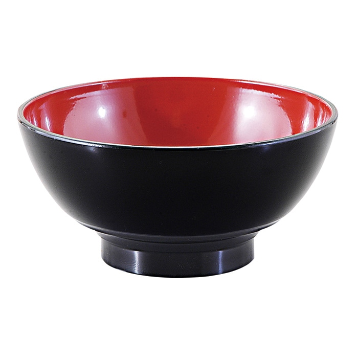 福井クラフト 汁椀　平泉わんこそば　お子様椀 黒　内朱 45021130 1個（ご注文単位1個）【直送品】
